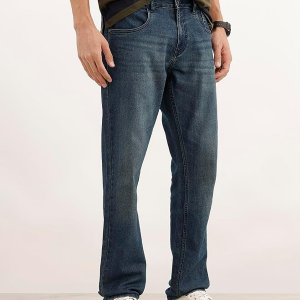 Men's Straight Fit Jeans | Mid Rise | Jeans for Man