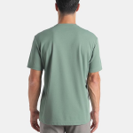 Men Microfiber Fabric Round Neck Half Sleeve Activewear T-Shirt