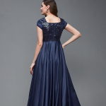 Women’s Polyester Semi-Formal Jumpsuit with Round Neck Half Sleeves Adjustable Waist Tie