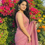 Women's Saree with Embroidered Blouse Piece