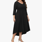 Women's V- Neck Ruffled Sleeve Wide Leg Regular-Length Polyester Printed Jumpsuit